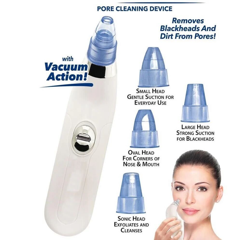 Instant Blackhead Remover Vacuum – Deep Clean Pores in Minutes | 4-in-1 Skin Tool