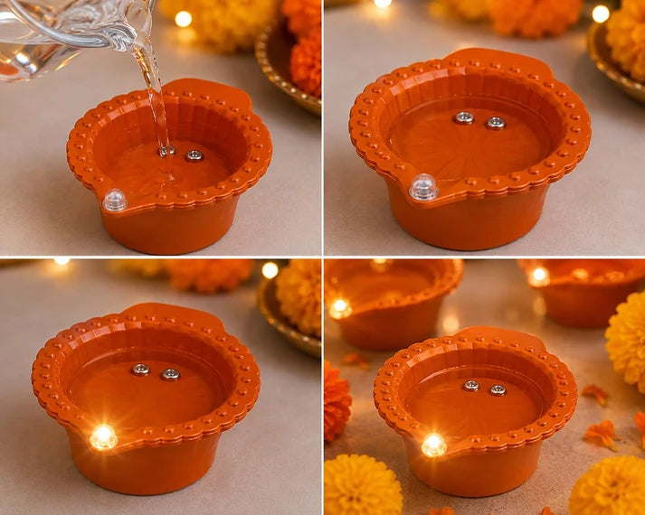 JalJyoti™ Water Sensor Diya (24 Diyas)