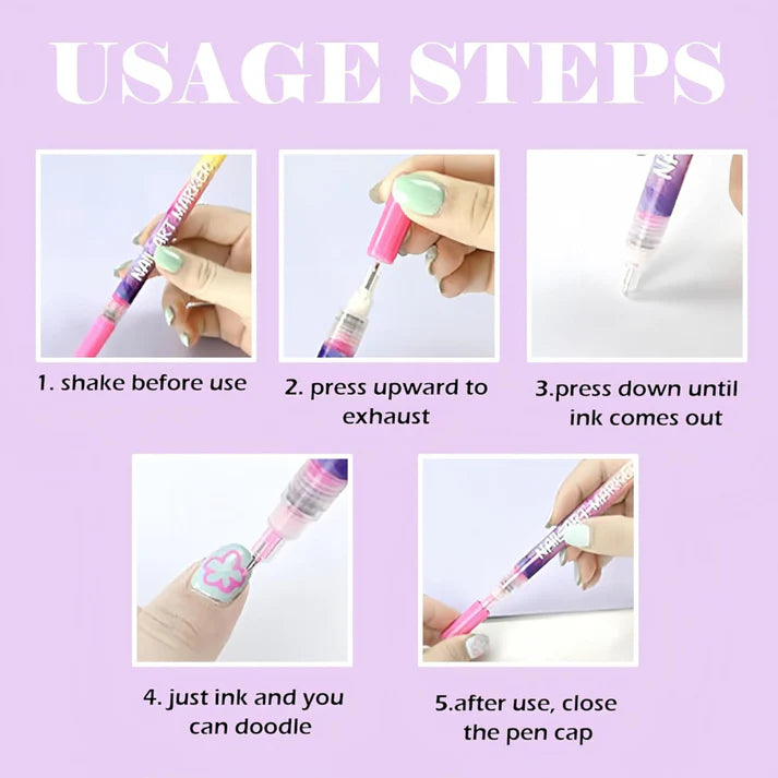 Platinus Nail Art Pen Set