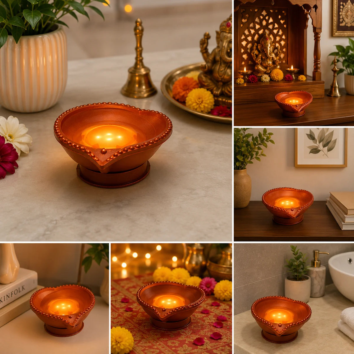 JalJyoti™ Water Sensor Diya (24 Diyas)